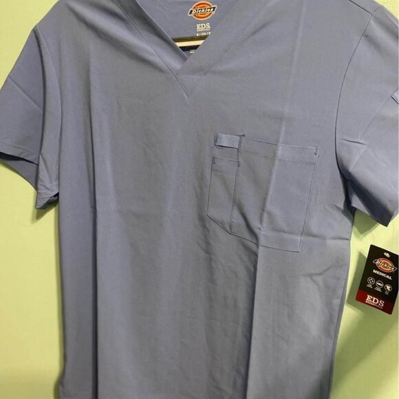 Men’s Medical Scrub Top, Size S. Brand New Dickies with Tag - Picture 2 of 6